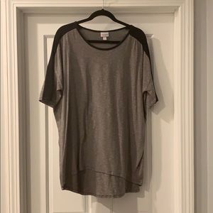 Lularoe xl Irma black and gray